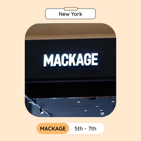 mackage sample sale 2023.